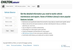 Screenshot of Chilton Library