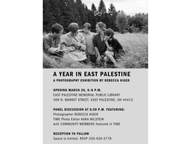 A Year in East Palestine Opening Event