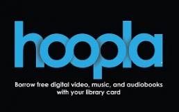Hoopla digital library logo