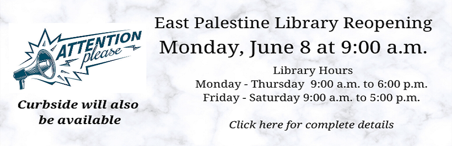 Home | East Palestine Memorial Public Library
